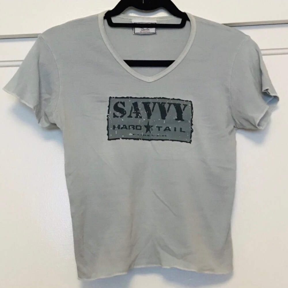 Cap Sleeve Graphic Logo Tee